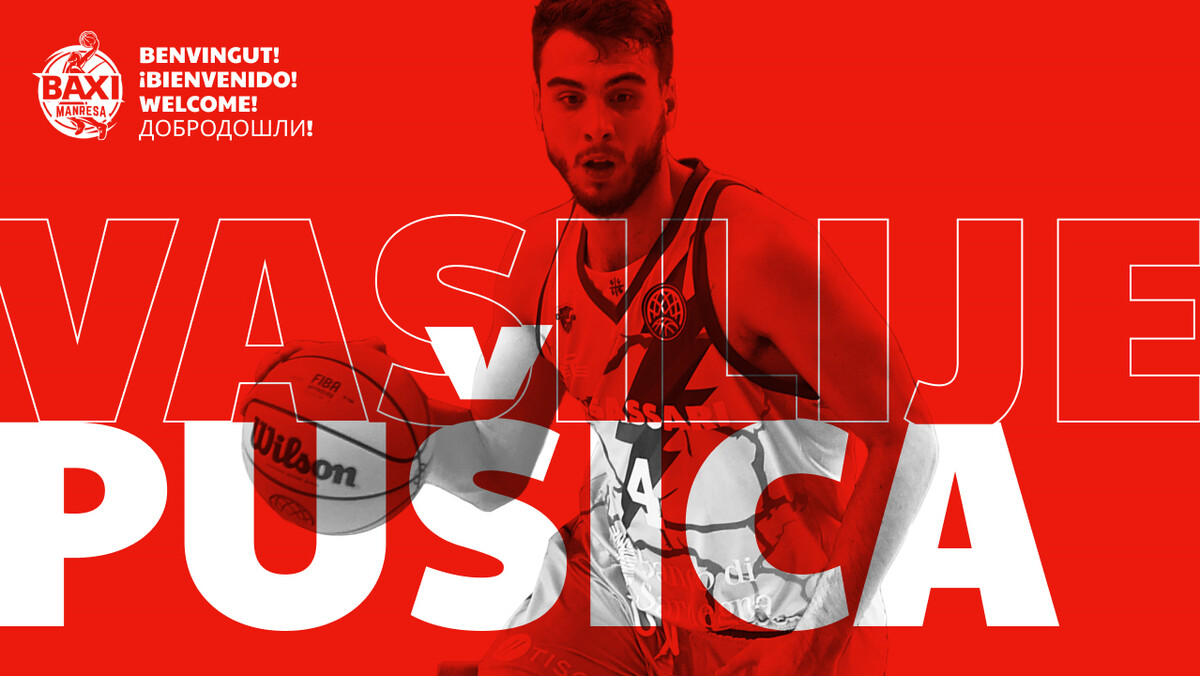 Llega al BAXI Manresa Vasilije Pušica, base director y anotador