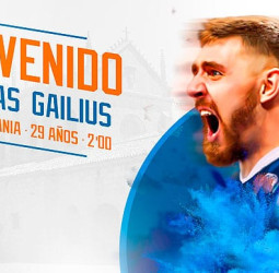 El internacional lituano Deividas Gailius firma por el San Pablo Burgos