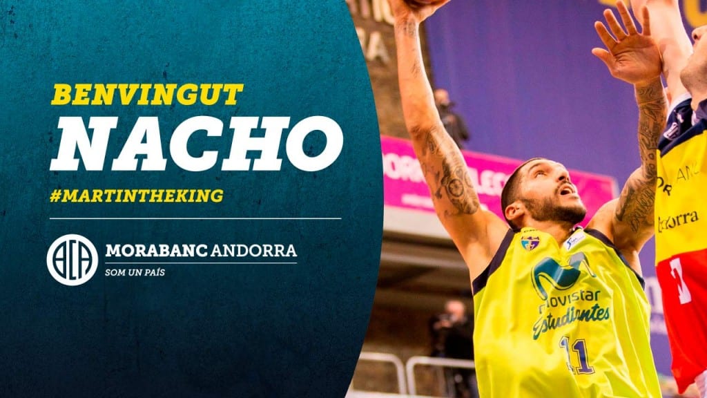 El Basquet Club MoraBanc Andorra cierra la incorporación del ala-pívot español Nacho Martín