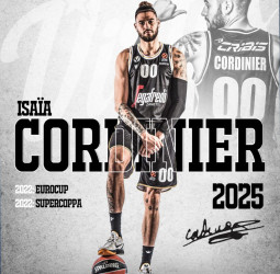Isaïa Cordinier renueva con la Virtus Bolonia