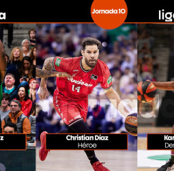 Los Más de la Jornada 10 de la Liga Endesa 2023-24