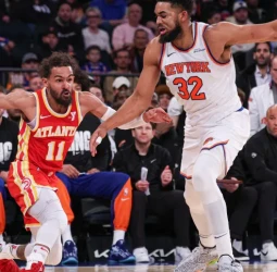 Los Knicks remontan ante unos correosos Hawks, 110-119