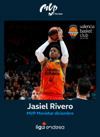 Jasiel Rivero, MVP Movistar del mes de diciembre