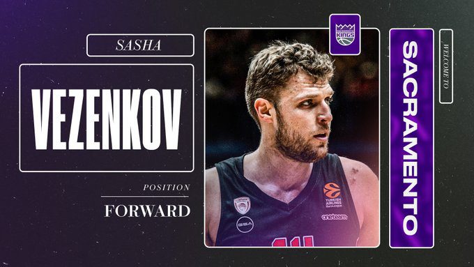 Los Sacramento Kings oficializan el fichaje de Sasha Vezenkov