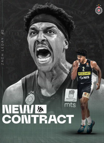 El Partizan anuncia la renovación de Zach LeDay