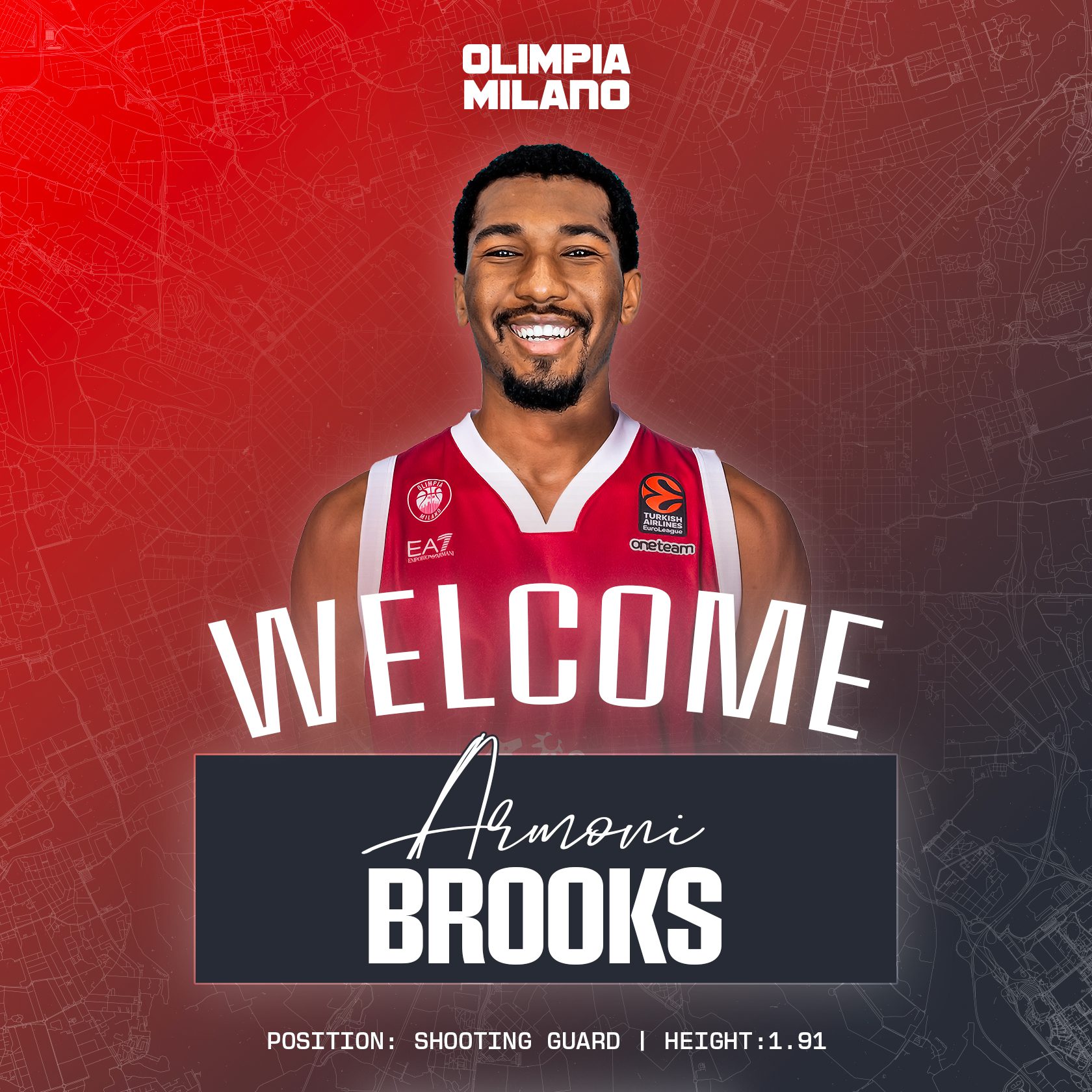 El Armani Milan anuncia el fichaje de Armoni Brooks
