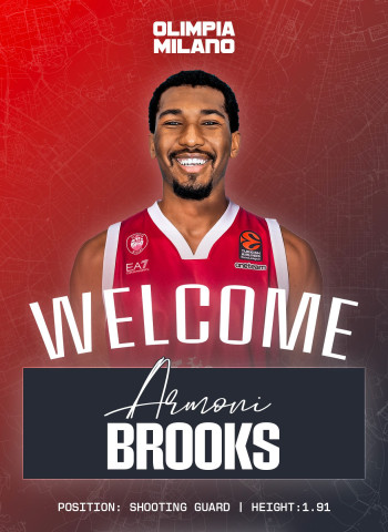 El Armani Milan anuncia el fichaje de Armoni Brooks