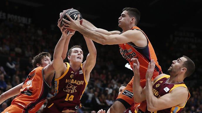 Partido muy igualado con victoria final para el Valencia Basket (89-83)
