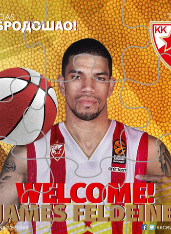 James Feldeine, nuevo jugador de la Estrella Roja