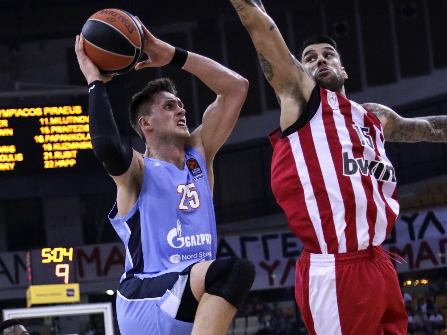 Previa EuroLeague Jornada 21: Zenit St. Petersburg vs Olympiacos