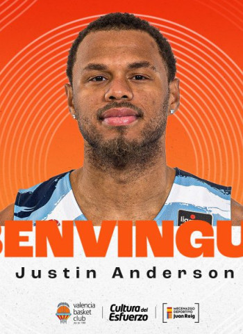Valencia Basket se refuerza con la llegada de Justin Anderson