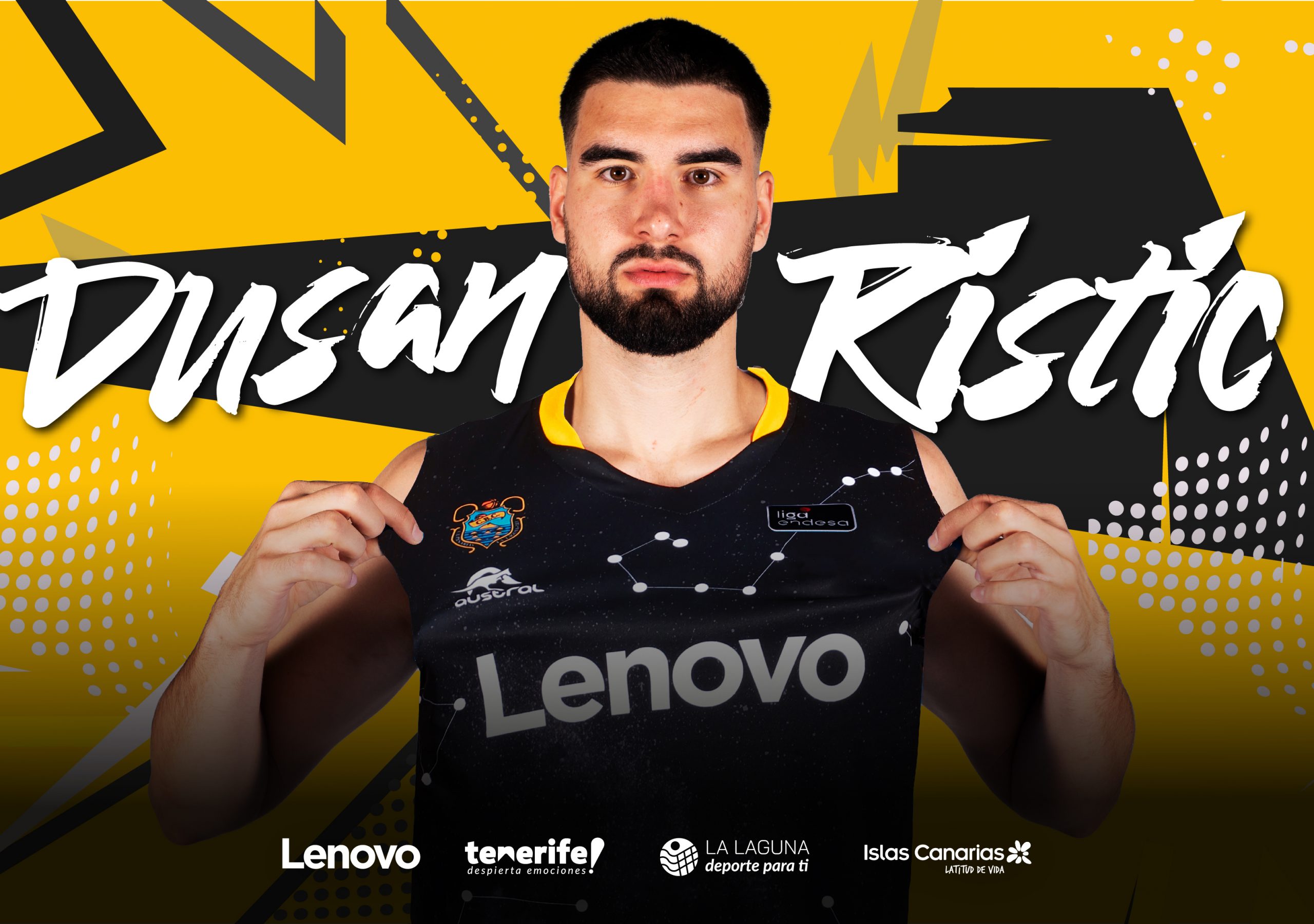 Dusan Ristic, nuevo jugador del Lenovo Tenerife