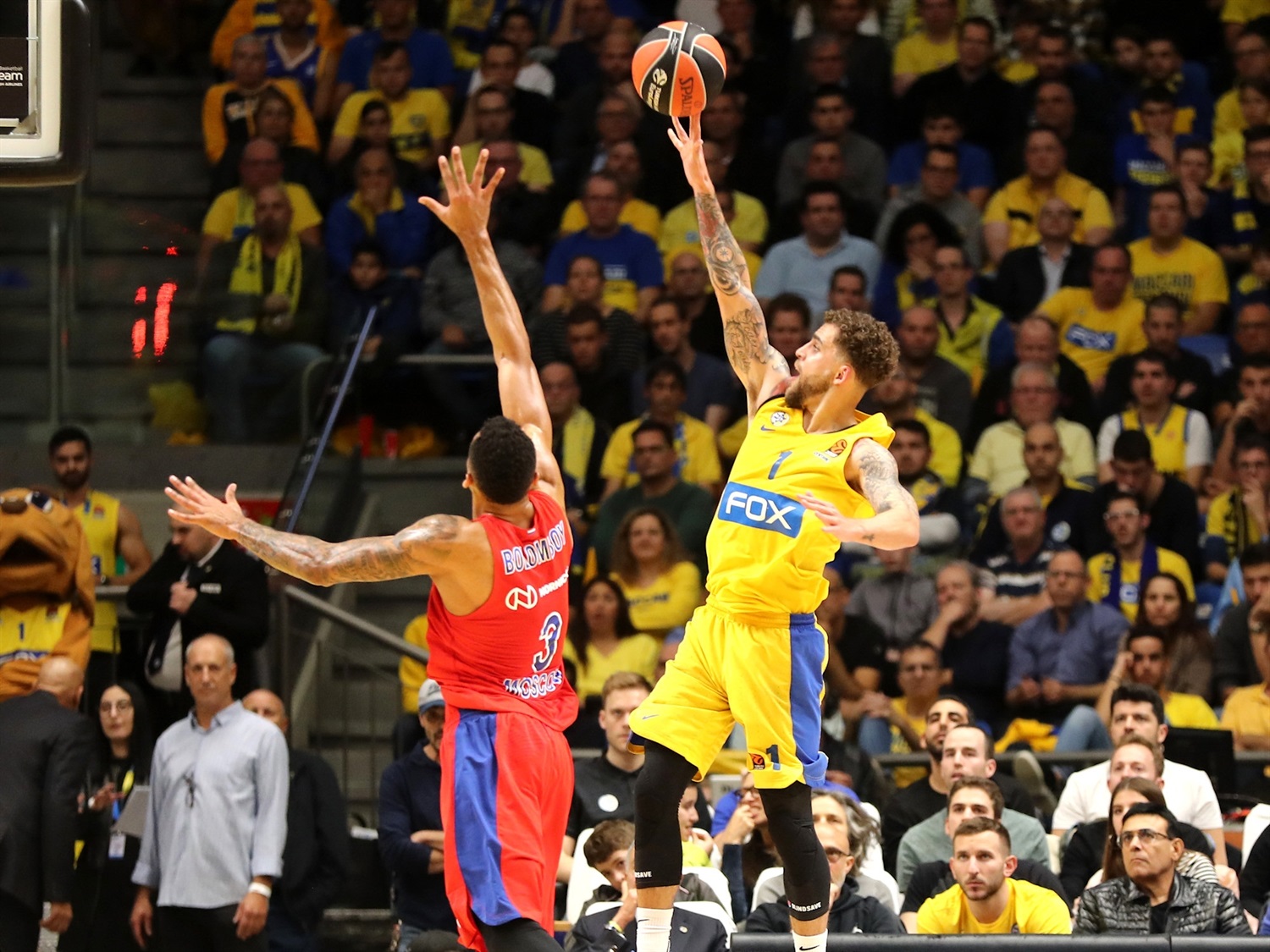 El CSKA se diluye ante el momento de forma del Maccabi (90-80)