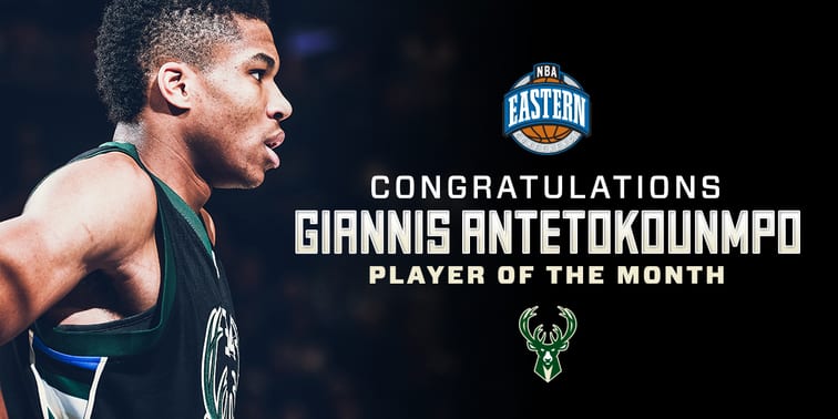 Giannis Antetokounmpo y Damian Lillard, jugadores del mes de Marzo en la NBA