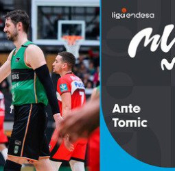 Ante Tomic, MVP Movistar del mes de febrero