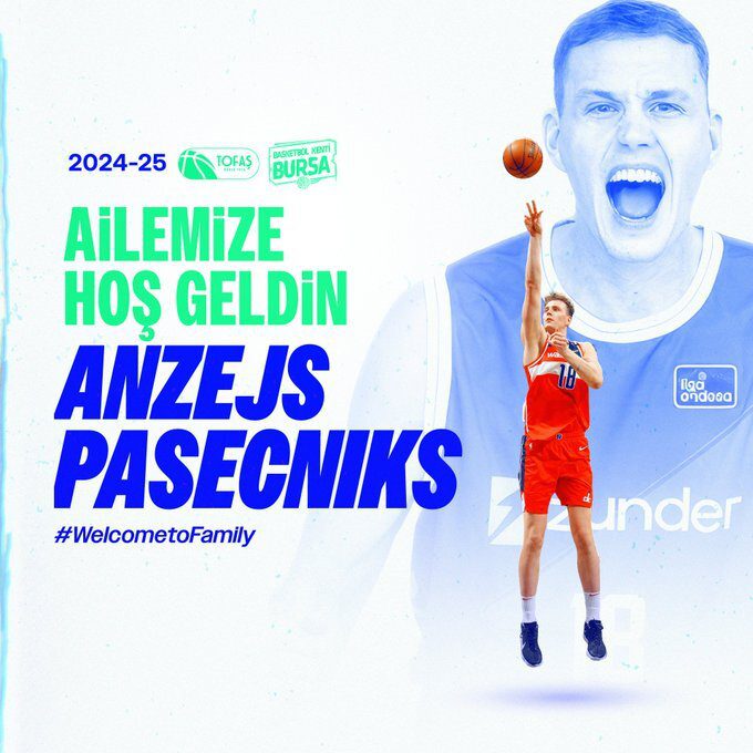 Anzejs Pasecniks ficha por el Tofas Bursa