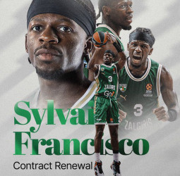 Sylvain Francisco amplia su contrato con el Zalgiris Kaunas