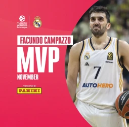 MVP de noviembre en la EuroLeague: Facundo Campazzo, Real Madrid