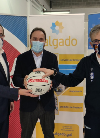 Limpiezas Salgado renueva su compromiso con el Monbus Obradoiro hasta 2022