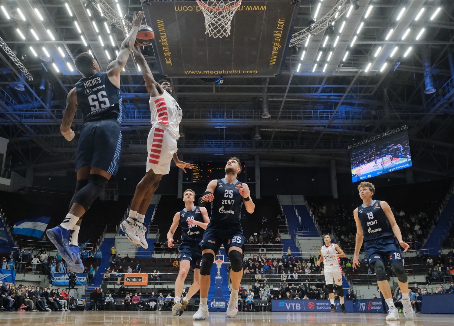 El Zenit supera al Olympiacos y consigue su tercera victoria consecutiva (84-78)