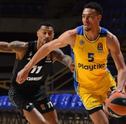 Baldwin deslumbra y guía a Maccabi hacia la victoria sobre el ASVEL, 98-90