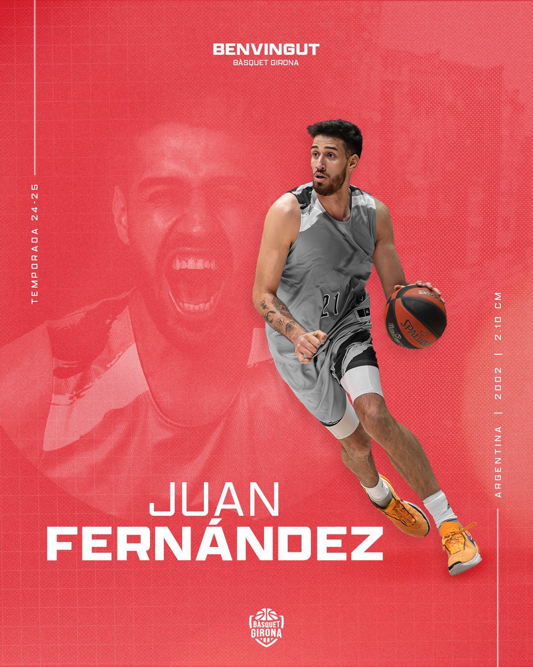 El Basquèt Girona anuncia el fichaje de Juan Fernández