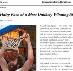 La racha ganadora del Valencia Basket, en el New York Times