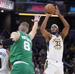 Los Pacers ganan a los Celtics a pesar de la lesión de Haliburton