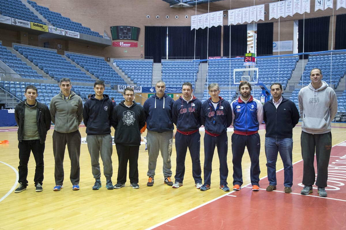 Semana de entrenamientos de la AEEB con el Rio Natura Monbus Obradoiro