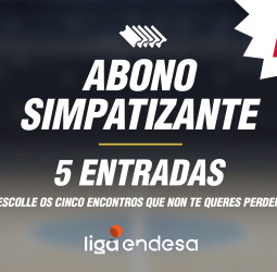 Hazte con el Abono Simpatizante x5 y escoge los cinco partidos del Monbus Obradoiro que no te quieras perder a precio especial