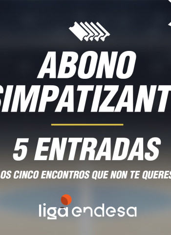 Hazte con el Abono Simpatizante x5 y escoge los cinco partidos del Monbus Obradoiro que no te quieras perder a precio especial
