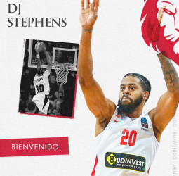 DJ Stephens, potencia física para el perímetro del Casademont Zaragoza