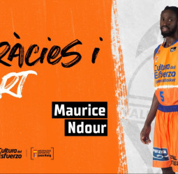 Maurice Ndour finaliza su contrato con Valencia Basket