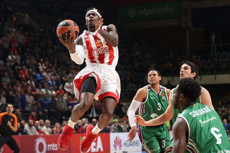 Estrella Roja, superior al Unicaja Málaga (80-76)