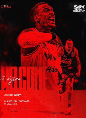 Rytas Vilnius refuerza la pintura con Jacob Wiley