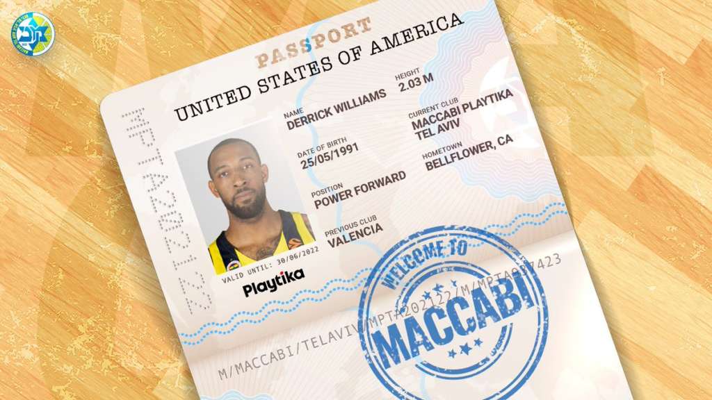 Derrick Williams, nuevo jugador del Maccabi