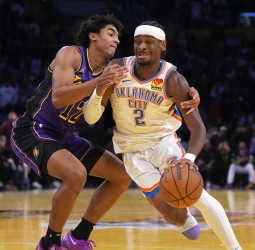 Los Lakers no logran frenar a Shai, 101-93