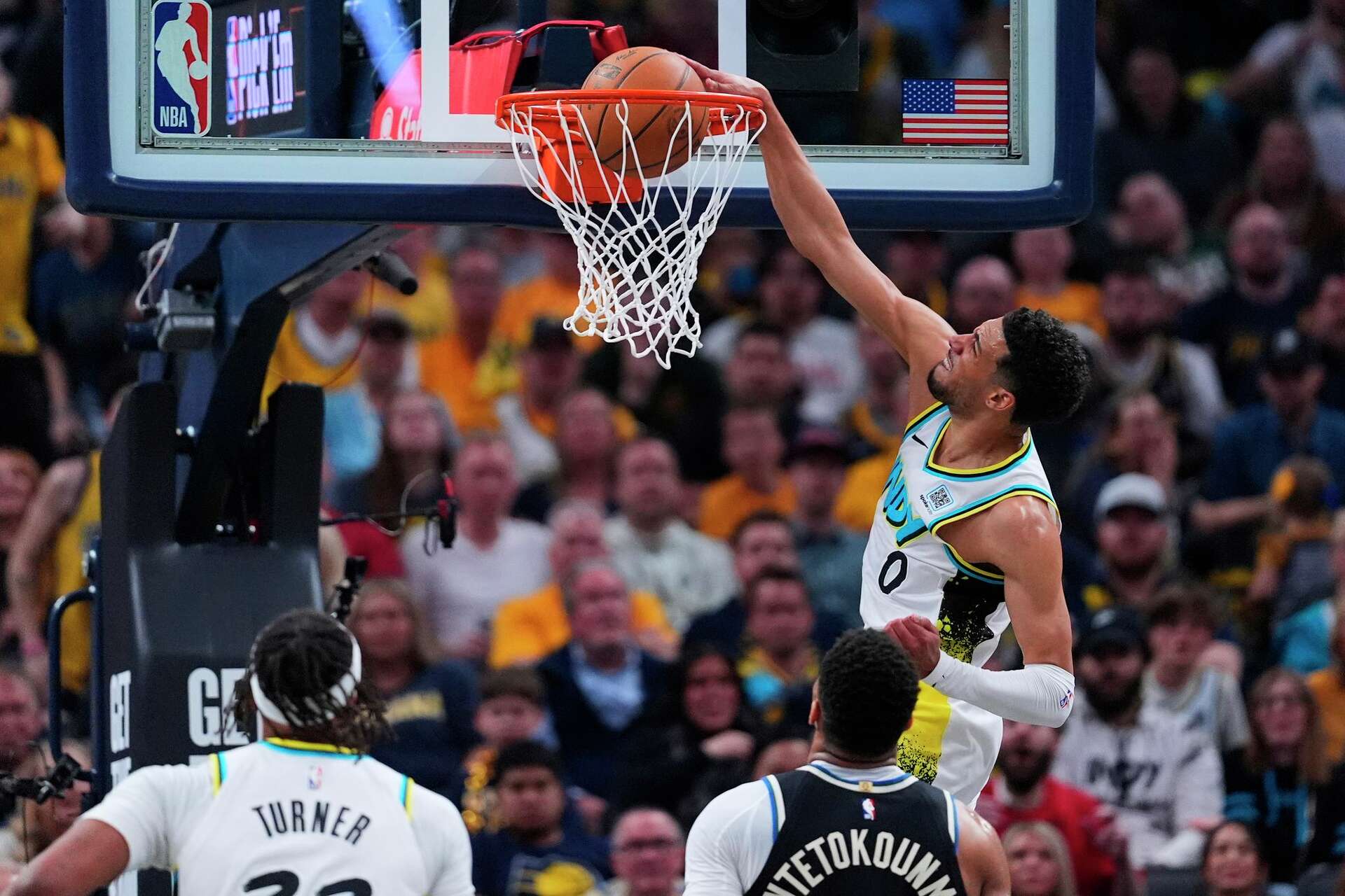 Siakam y Haliburton marcan el ritmo de los Pacers, 115-123 [2-0]
