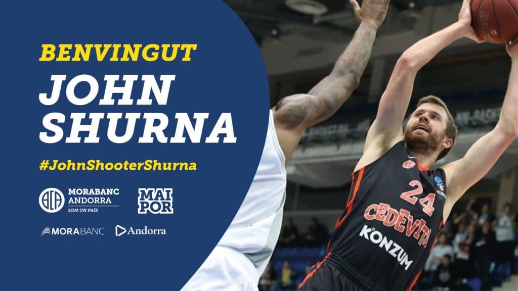 John Shurna, pólvora para el MoraBanc Andorra
