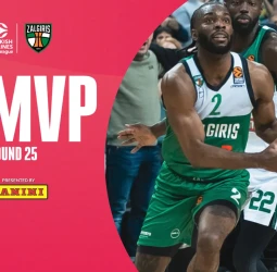 MVP de la jornada 25º de la EuroLeague: Keenan Evans, Zalgiris Kaunas