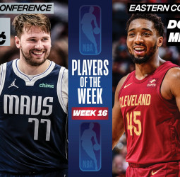 Luka Doncic y Donovan Mitchell, jugadores de la semana NBA