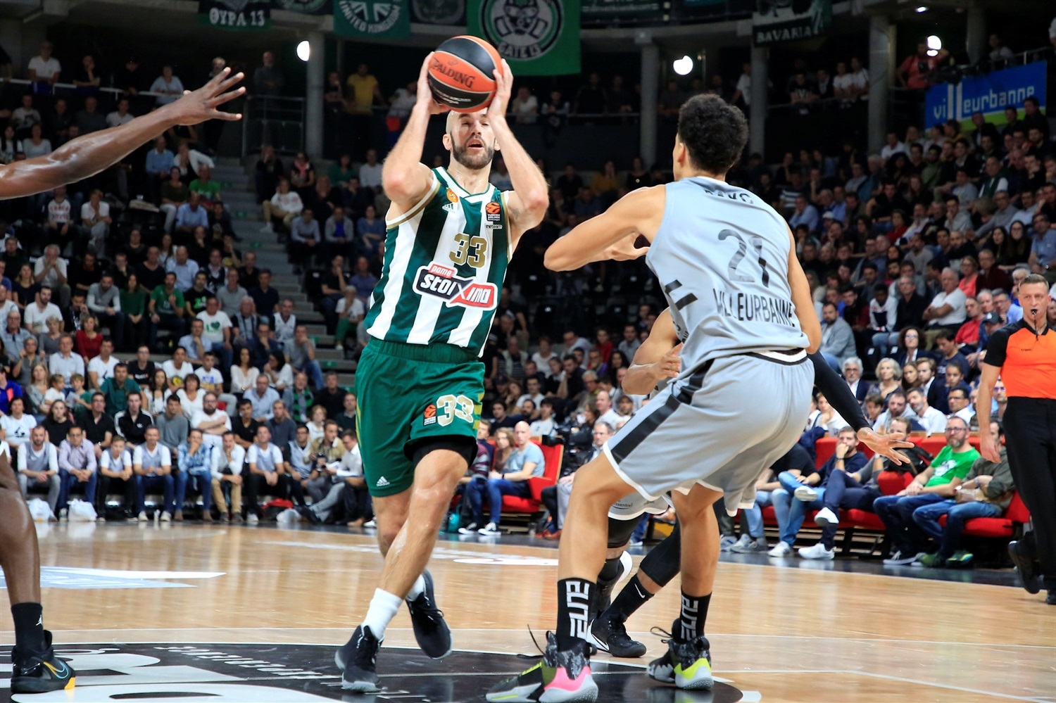 El Villeurbanne se mantiene invicto a costa del Panathinaikos (79-78)