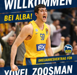 Yovel Zoosman seguirá creciendo en el ALBA Berlín