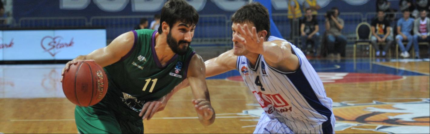 Contundente victoria del Unicaja (62-86) ante KK Buducnost para empezar la Eurocup