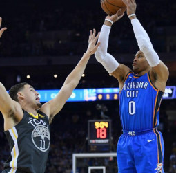 Thunder pasa por encima de los Warriors y Lakers suma ante Suns