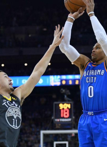 Thunder pasa por encima de los Warriors y Lakers suma ante Suns