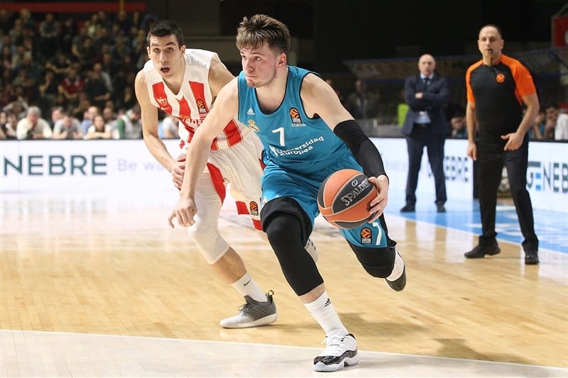 Doncic decide ante el Estrella Roja con un triple en el último segundo (79-82)