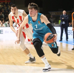 Doncic decide ante el Estrella Roja con un triple en el último segundo (79-82)