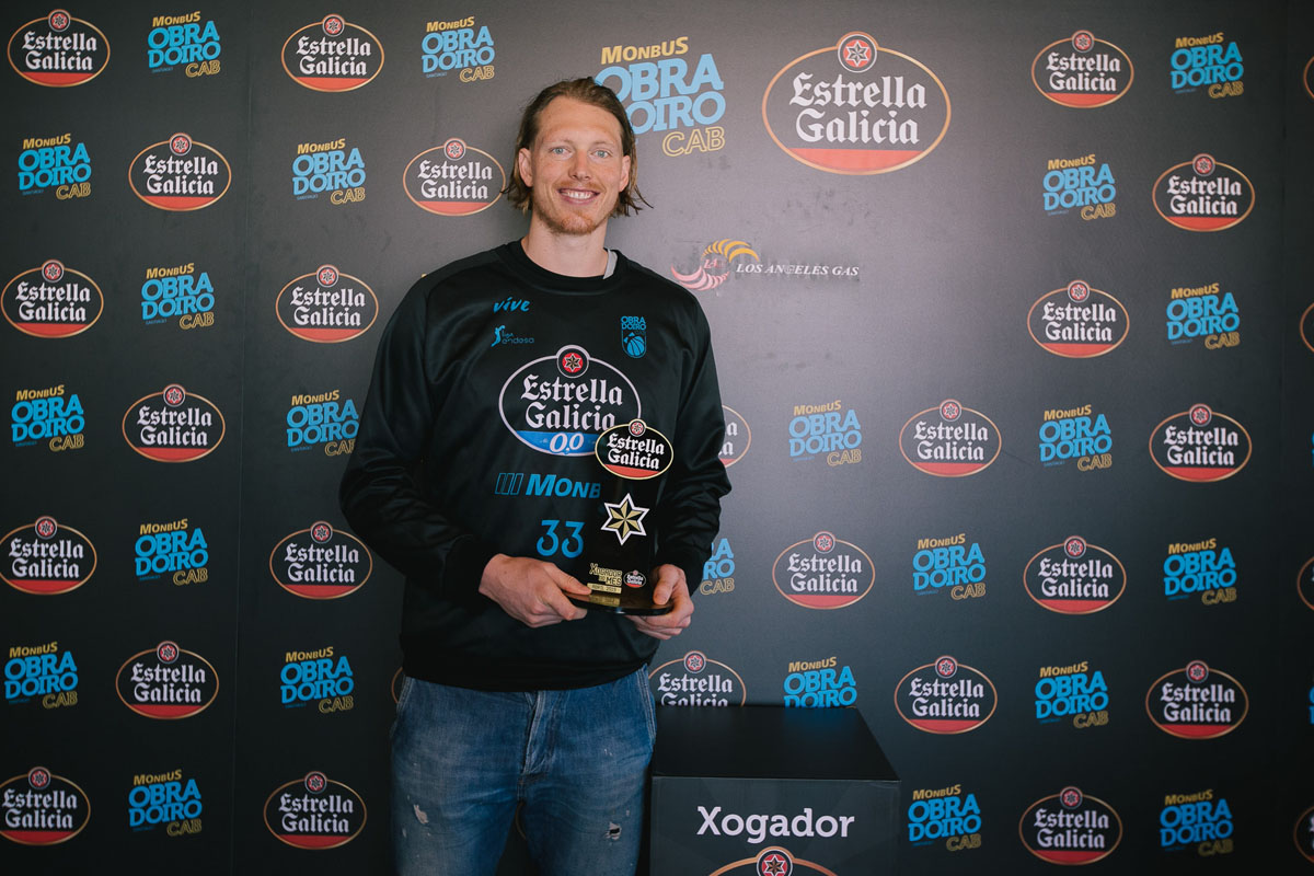 Kyle Singler, elegido Jugador Estrella Galicia del mes de abril