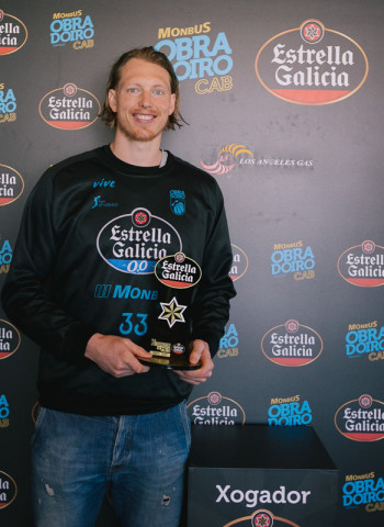 Kyle Singler, elegido Jugador Estrella Galicia del mes de abril